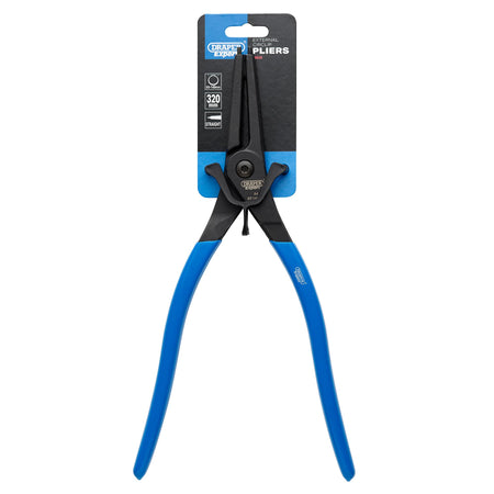 Draper Expert Straight Tip External Circlip Pliers, A4, 320mm : Model No. 51/EXT