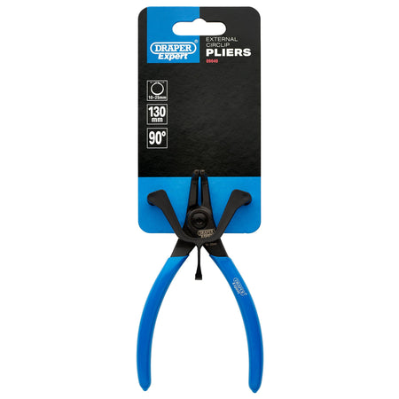 Draper Expert 90 External Circlip Pliers, A11, 130mm : Model No. 51/EXT/90