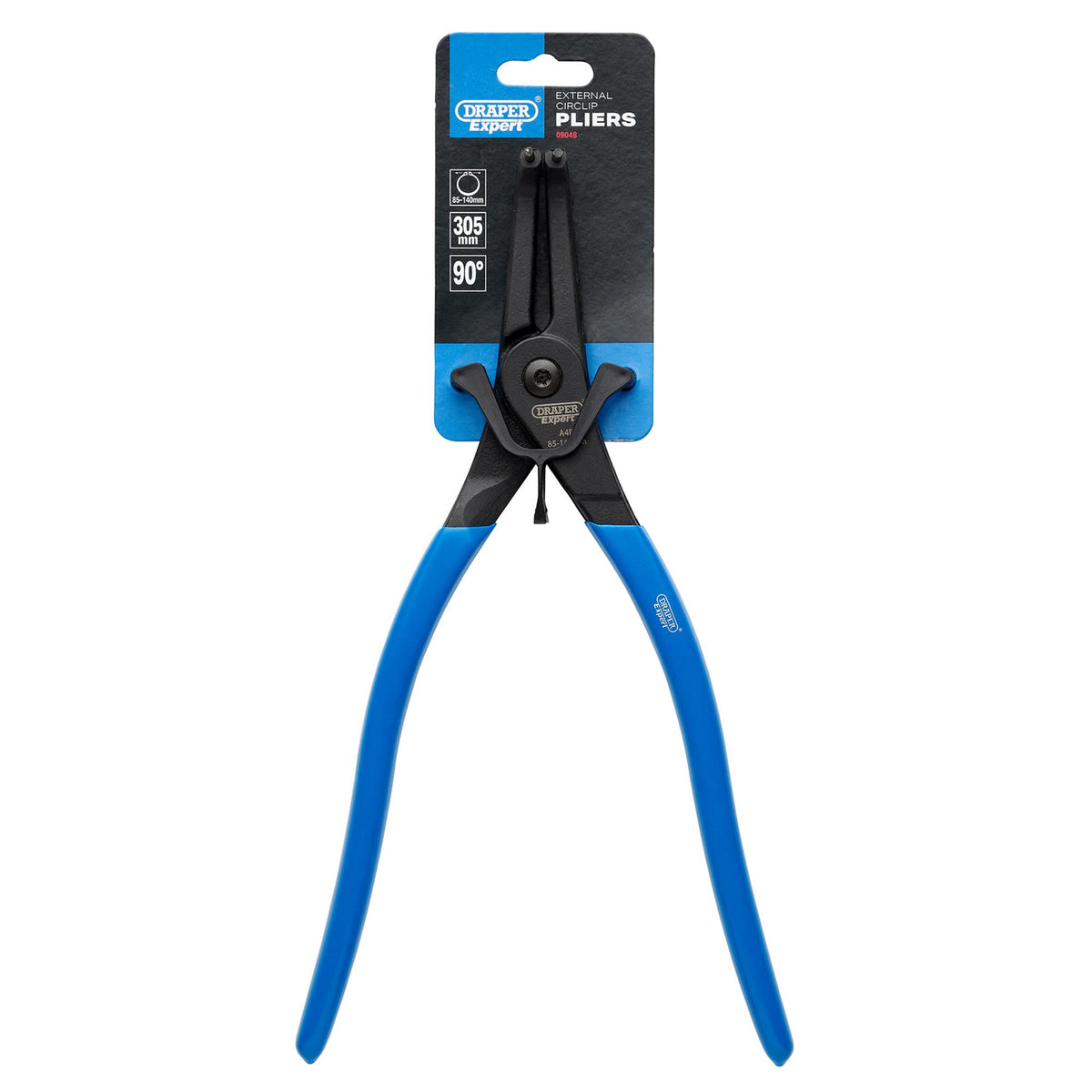 Draper Expert 90 External Circlip Pliers, A41, 305mm : Model No. 51/EXT/90