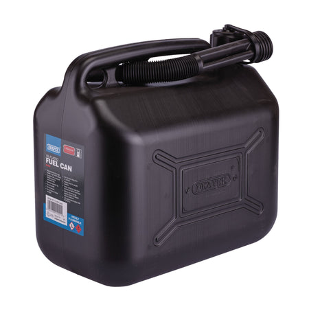 Plastic Fuel Can, 10L, Black : Model No. PFC10