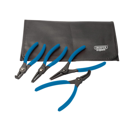 Draper Expert Internal and External Circlip Pliers Set (4 Piece) : Model No. CCP/4