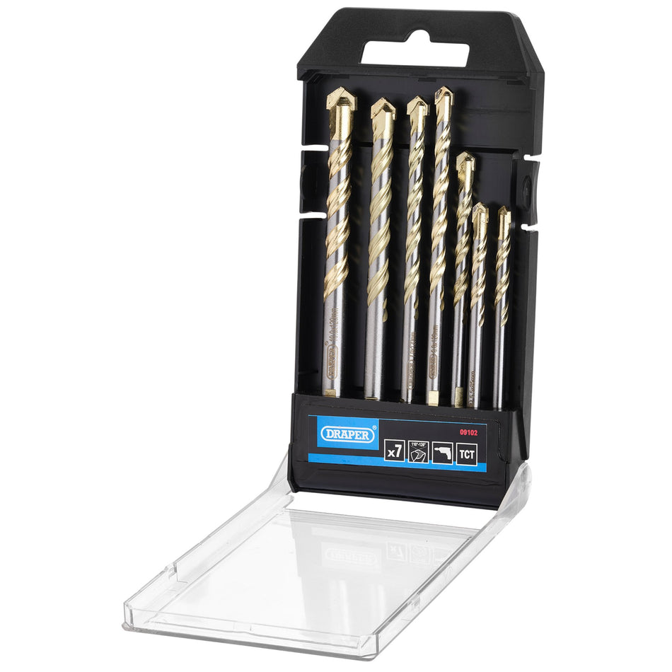 Multi Construction TCT Drill Bit Set (7 Piece) : Model No. DBMCS2