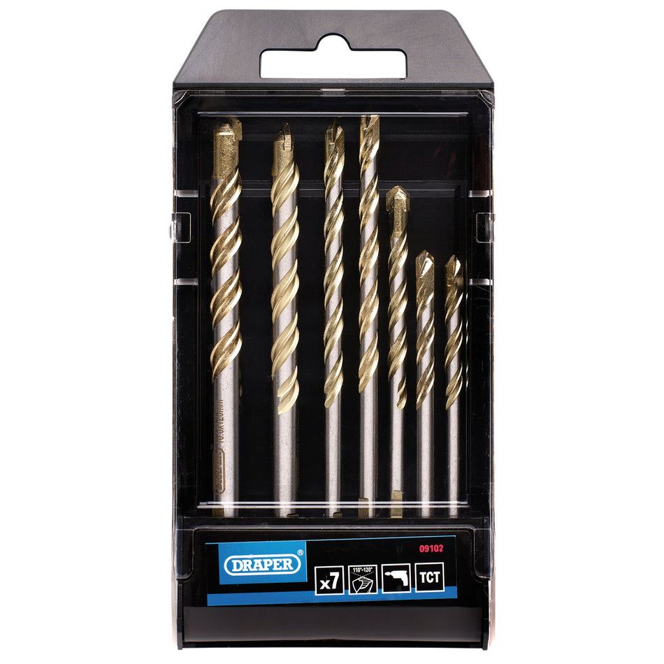 Multi Construction TCT Drill Bit Set (7 Piece) : Model No. DBMCS2