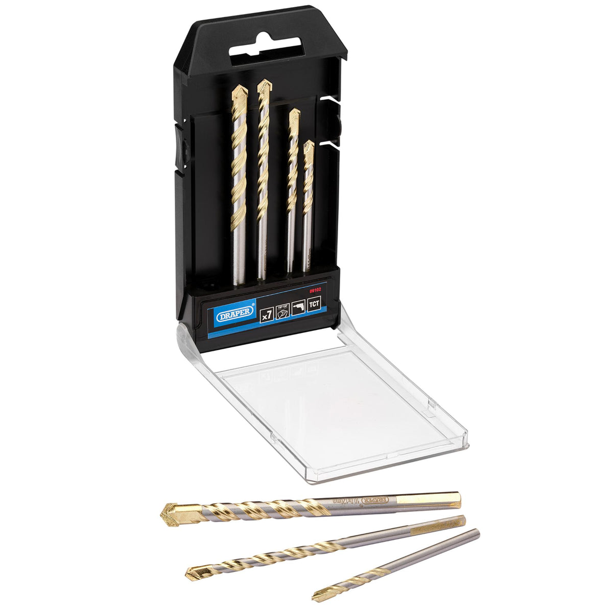Multi Construction TCT Drill Bit Set (7 Piece) : Model No. DBMCS2
