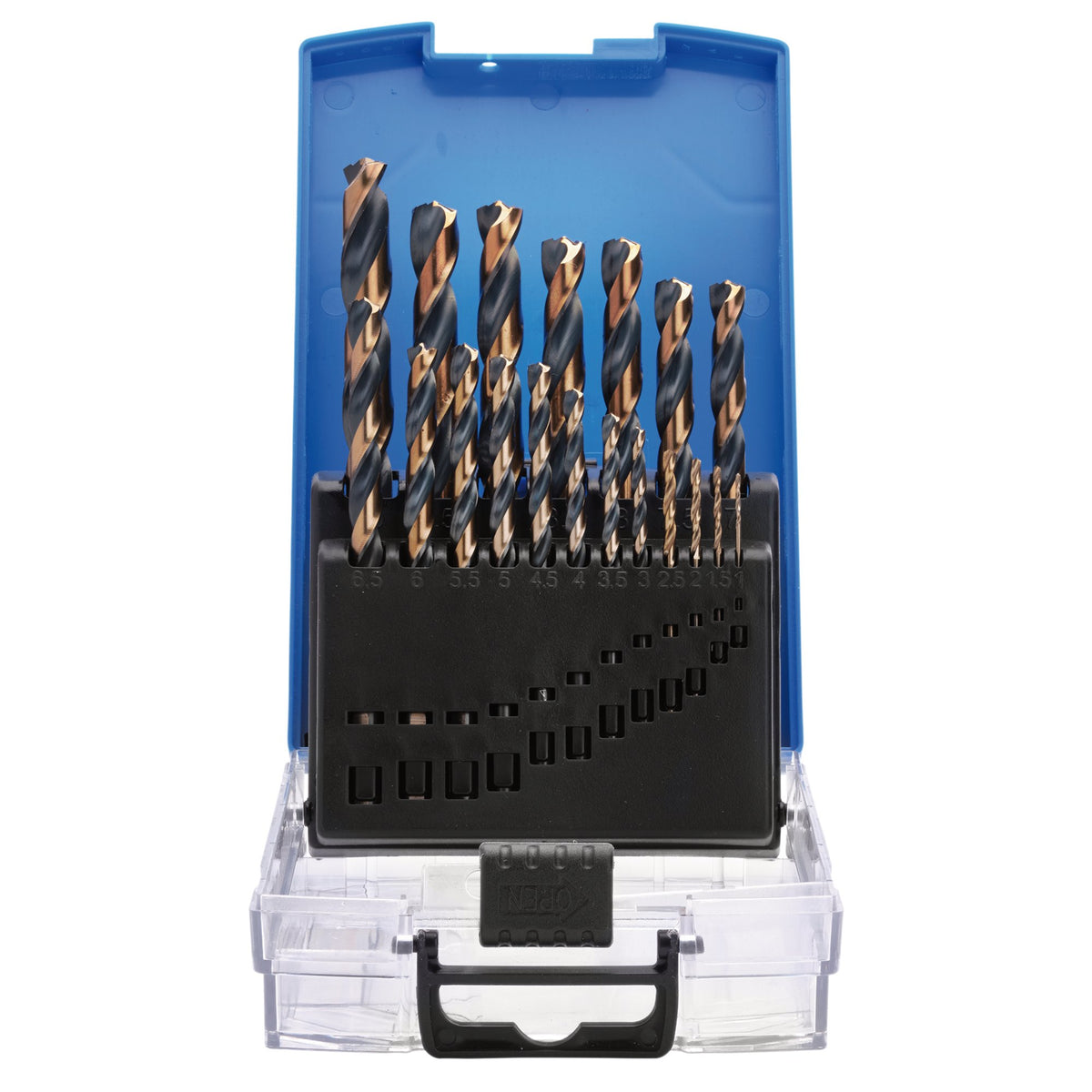 HSS Turbo Titanium Drill Bit Set (19 Piece): No.DBTS6