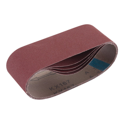 Cloth Sanding Belt, 75 x 457mm, 180 Grit (Pack of 5): Model No. SB75457