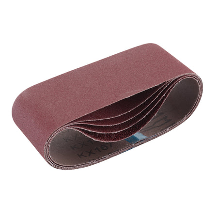 Cloth Sanding Belt, 75 x 457mm, Assorted Grit (Pack of 5): Model No. SB75457