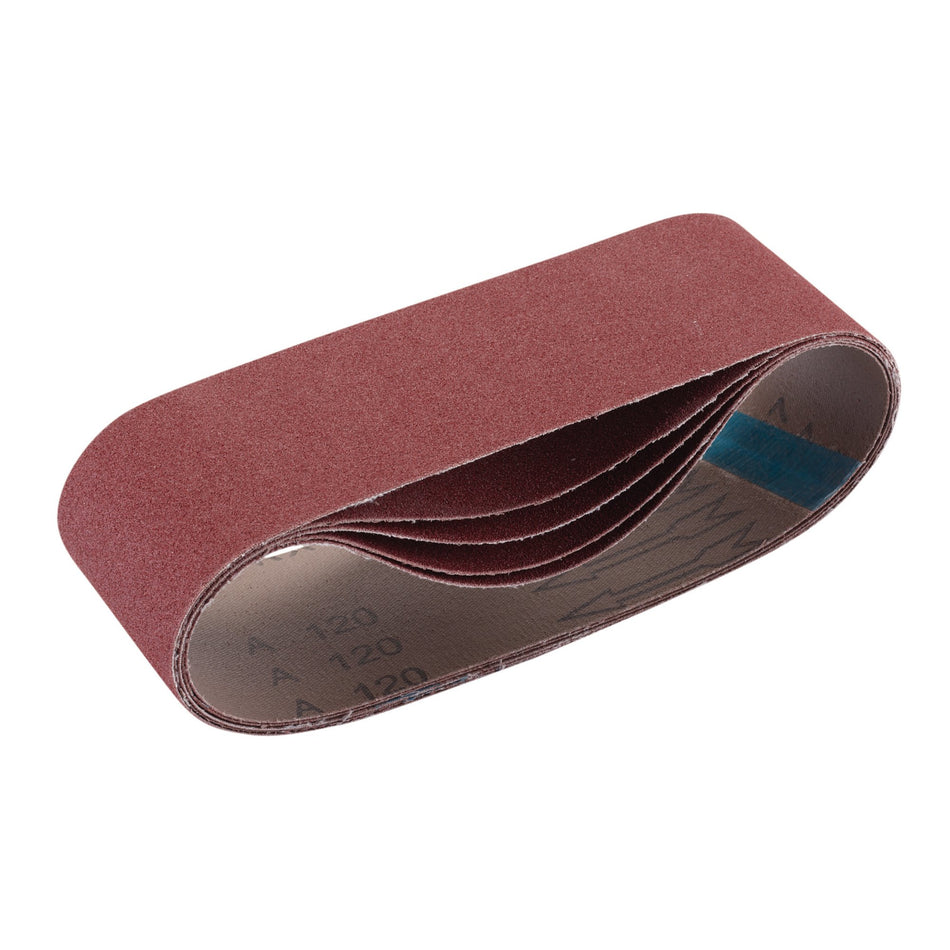 Cloth Sanding Belt, 75 x 533mm, 120 Grit (Pack of 5): Model No. SB75533