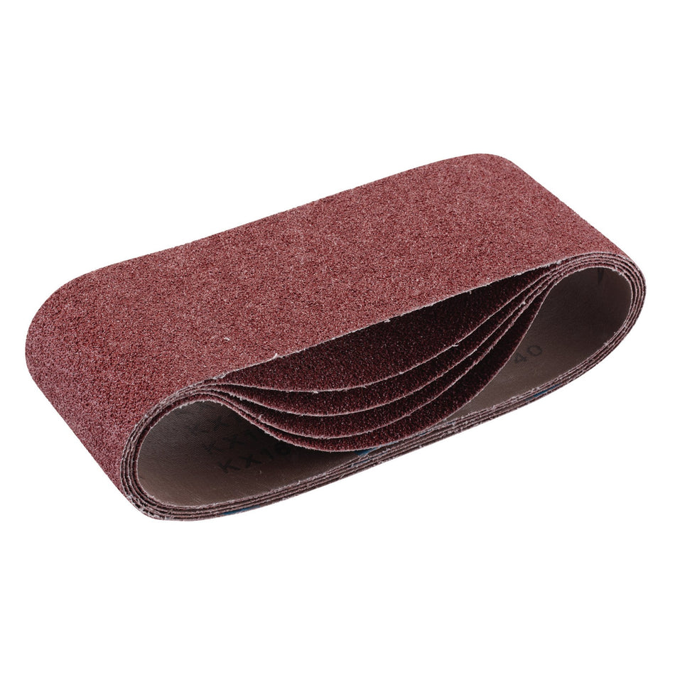 Cloth Sanding Belt, 100 x 610mm, 40 Grit (Pack of 5): Model No. SB100610