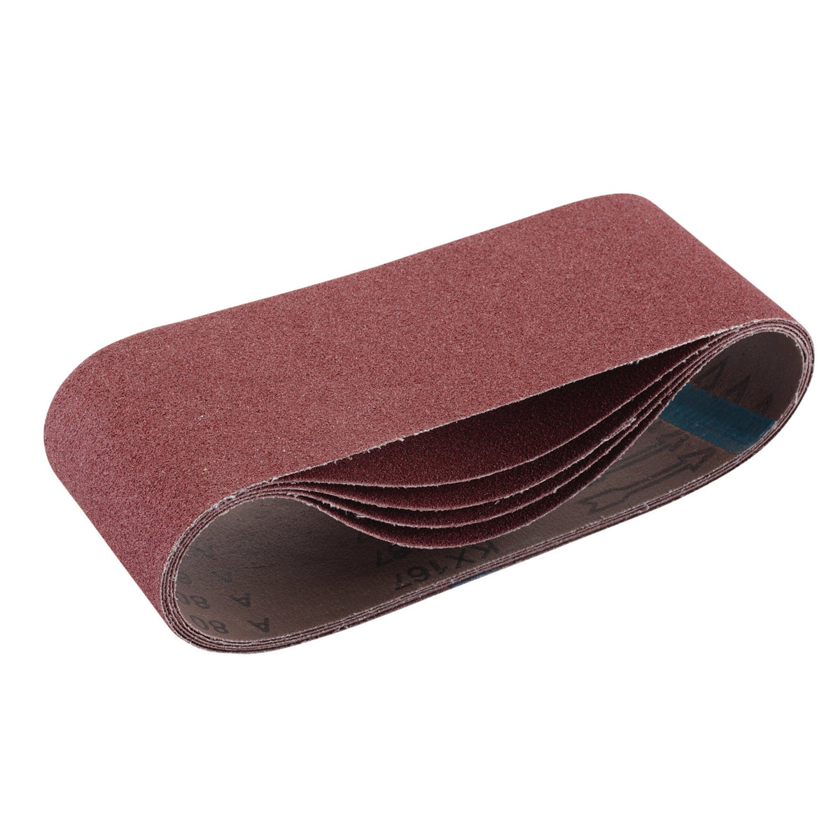 Cloth Sanding Belt, 100 x 610mm, 80 Grit (Pack of 5): Model No. SB100610