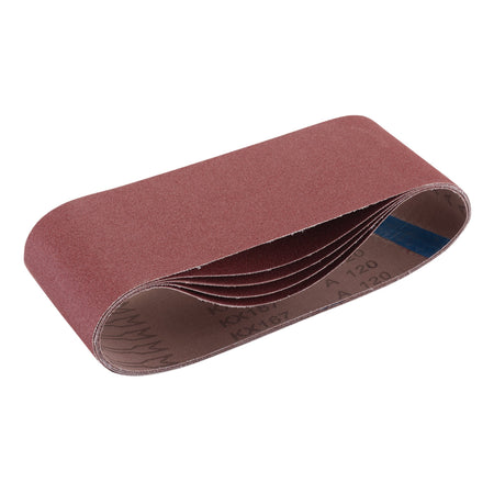 Cloth Sanding Belt, 100 x 610mm, 120 Grit (Pack of 5): Model No. SB100610
