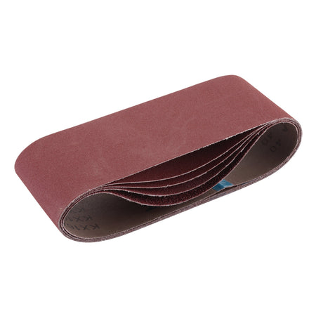 Cloth Sanding Belt, 100 x 610mm, Assorted Grit (Pack of 5): Model No. SB100610