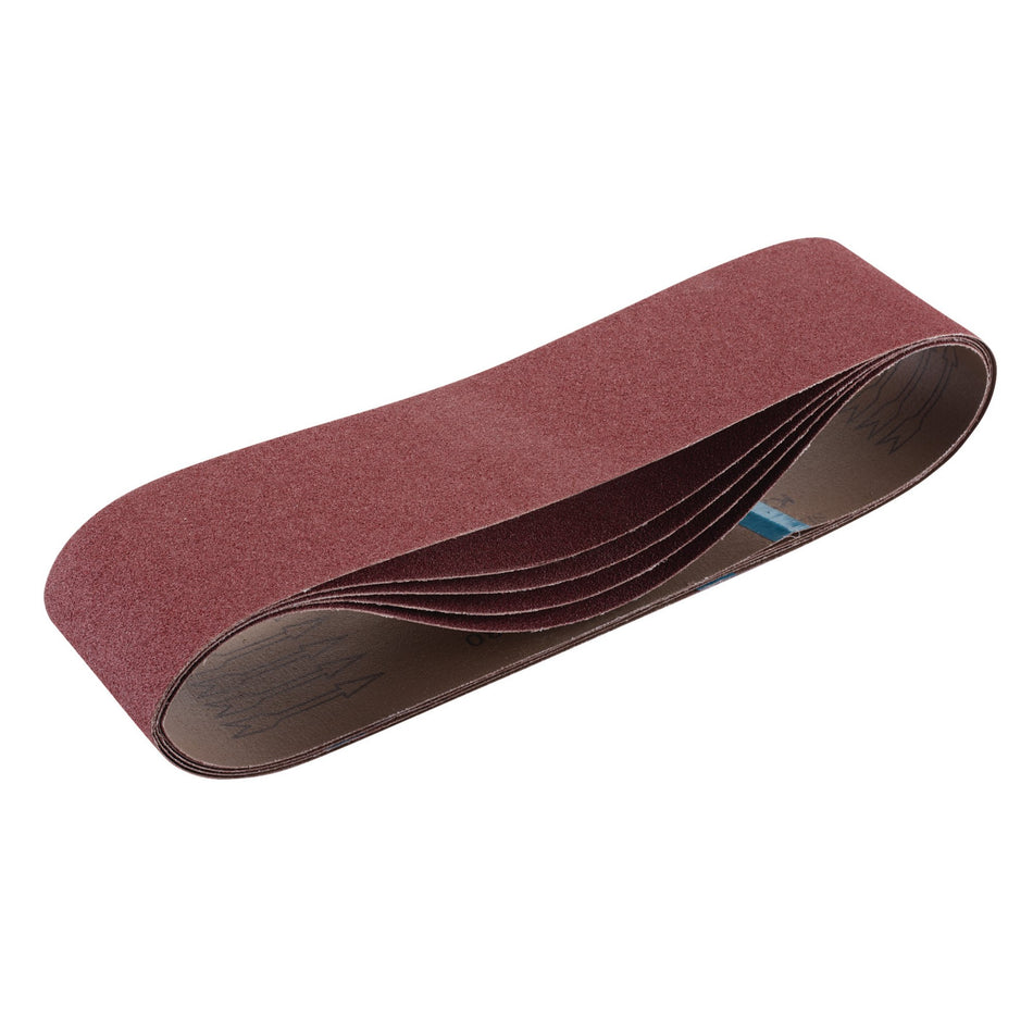 Cloth Sanding Belt, 100 x 915mm, 80 Grit (Pack of 5): Model No. SB100915
