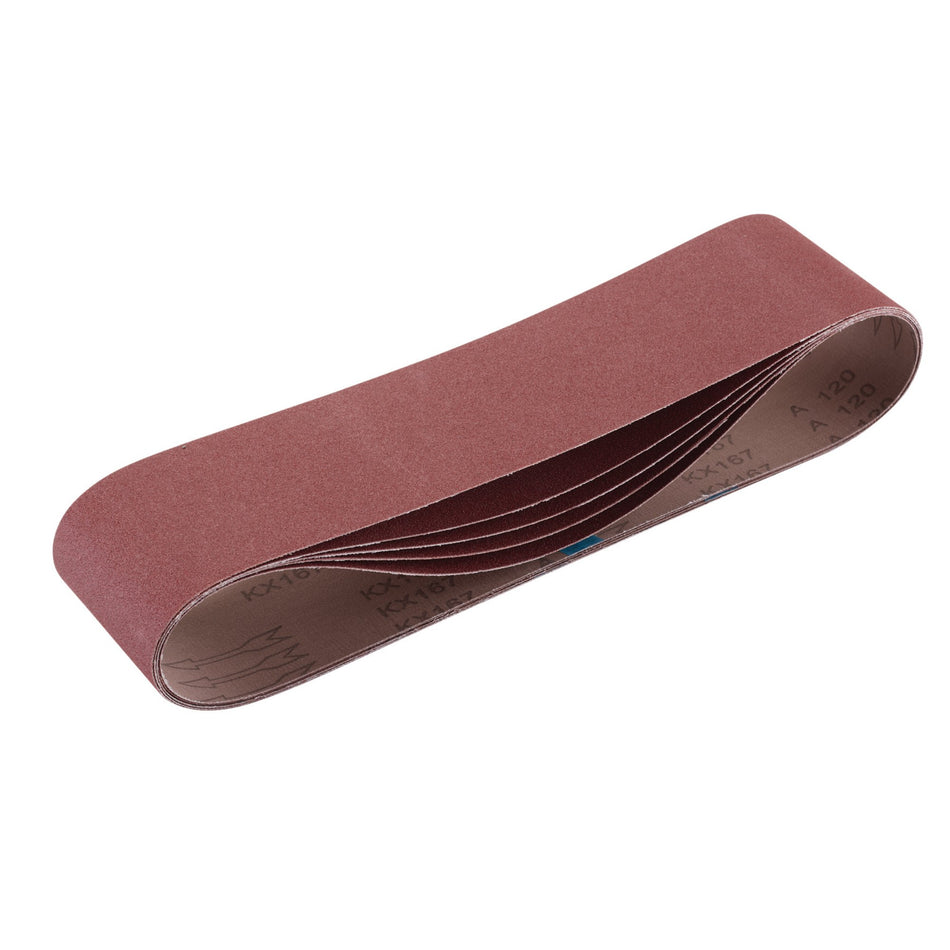 Cloth Sanding Belt, 100 x 915mm, 120 Grit (Pack of 5): Model No. SB100915