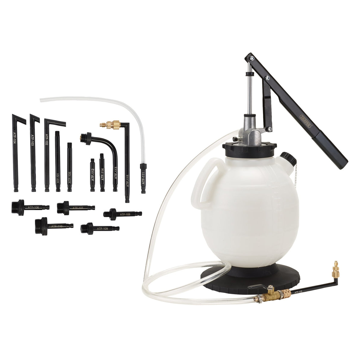 Transmission and Engine Oil Filling System, 7.5L (16 Piece) : Model No. TEF-7.5