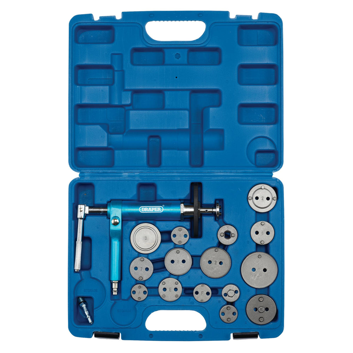 Pneumatic Brake Caliper Wind-Back Tool Kit (16 Piece) : Model No. PWBK-16