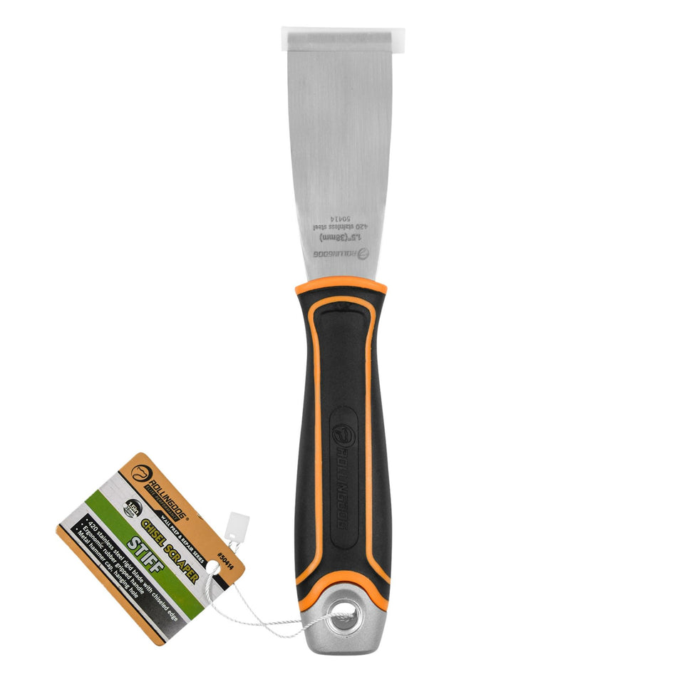ROLLINGDOG Chisel Scraper, 1.5"/38mm : Model No. 50414