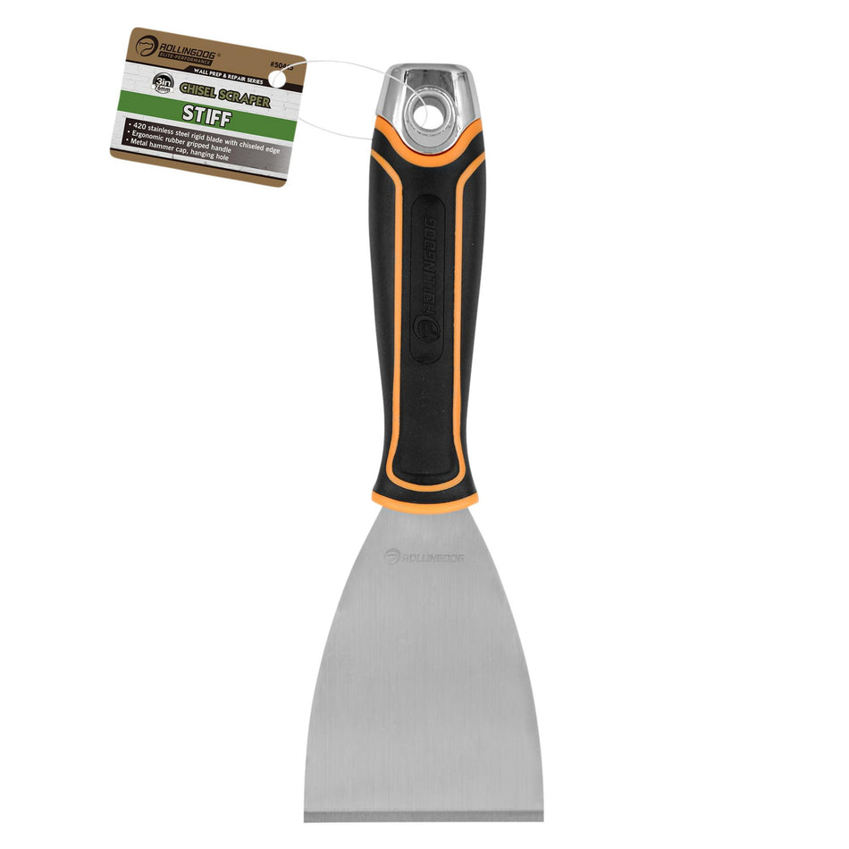 ROLLINGDOG Chisel Scraper, 3"/76mm : Model No. 50415
