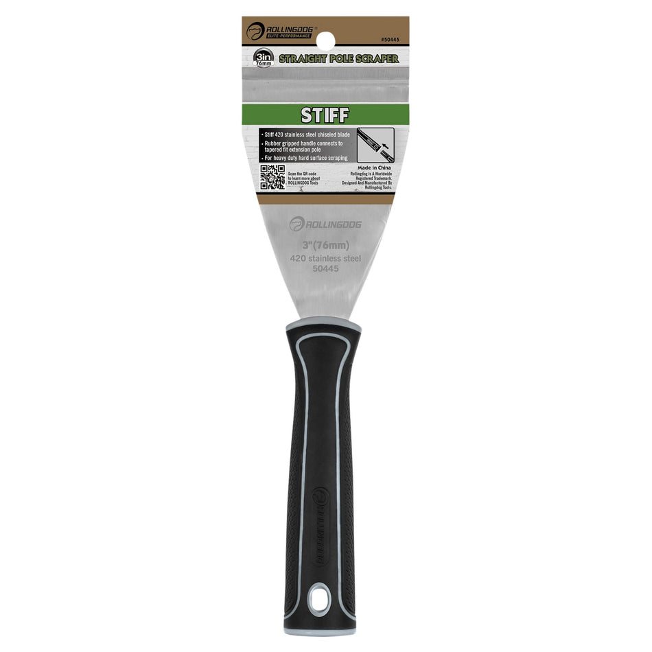 ROLLINGDOG Straight Pole Scraper, 3"/76mm : Model No. 50445