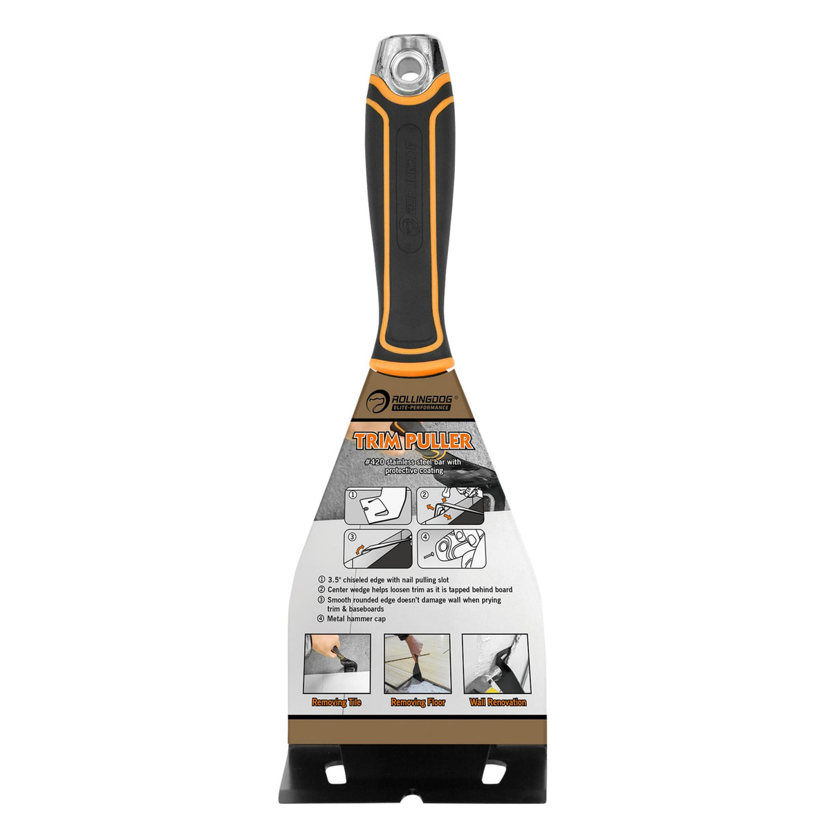 ROLLINGDOG Trim Puller, 3.5" : Model No. 50488