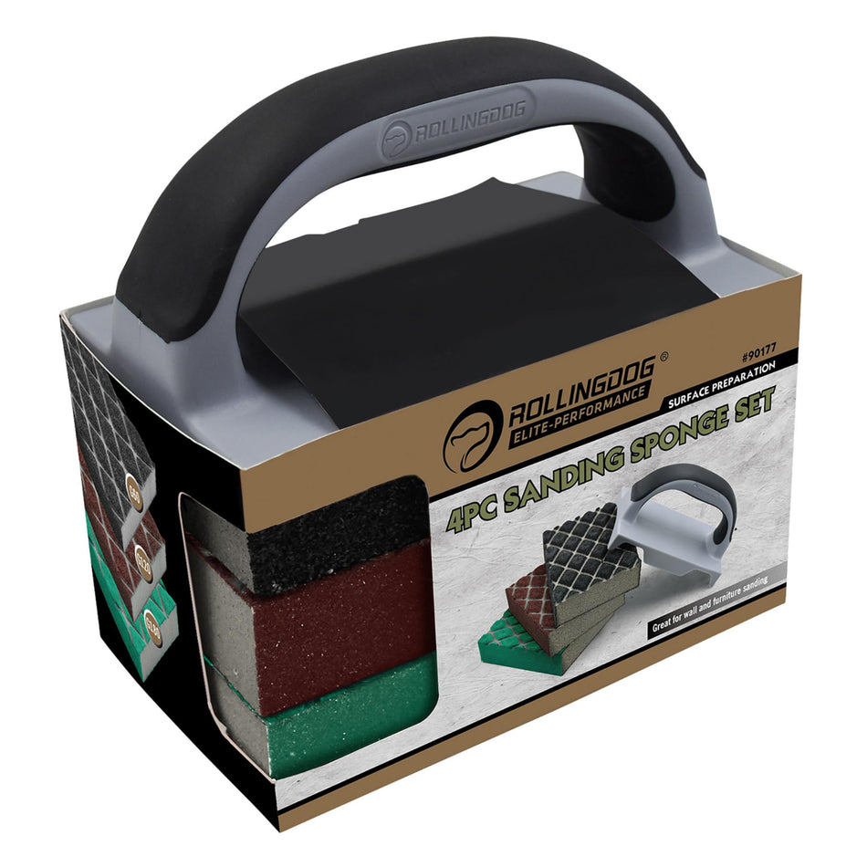 ROLLINGDOG Sanding Sponge Set (4 Piece) : Model No. 90177