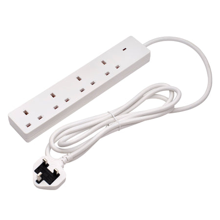 Four Socket Extension Lead with Neon Indicator, 2m : Model No. CEDTS4213M