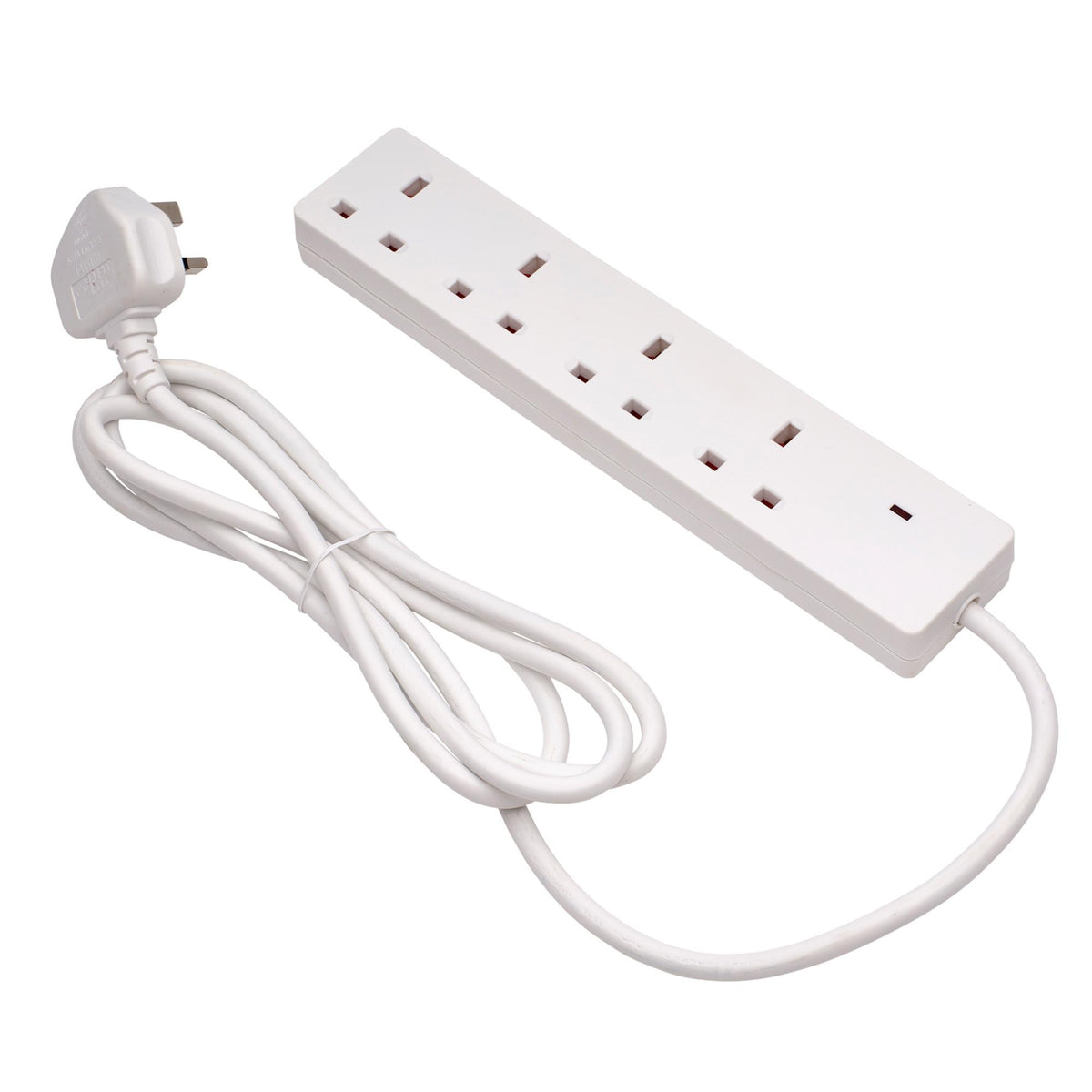 Four Socket Extension Lead with Neon Indicator, 2m : Model No. CEDTS4213M