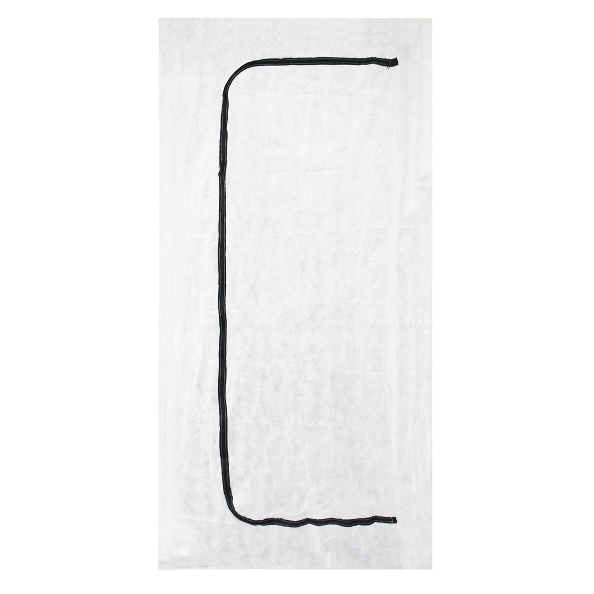 ROLLINGDOG Plastic Dust Barrier Zip Door, 1.2 x 2.2m : Model No. 81490