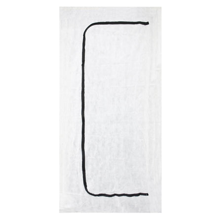 ROLLINGDOG Plastic Dust Barrier Zip Door, 1.2 x 2.2m : Model No. 81490