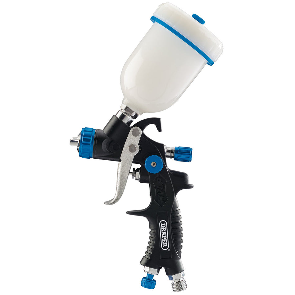 DRAPER 100ml Gravity Feed HVLP Composite Body Air Spray Gun: Model No.GSG5-COMP-100