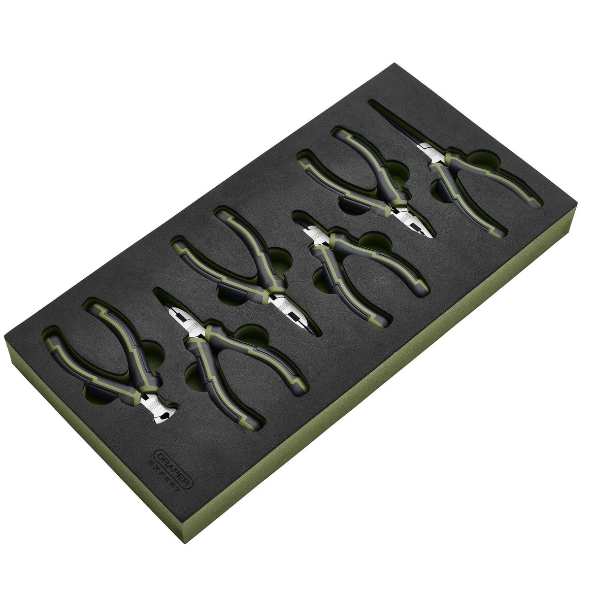 Draper Expert Mini Pliers Set in EVA Foam Tray (6 Piece) : Model No. PL-EX/MP-EVA