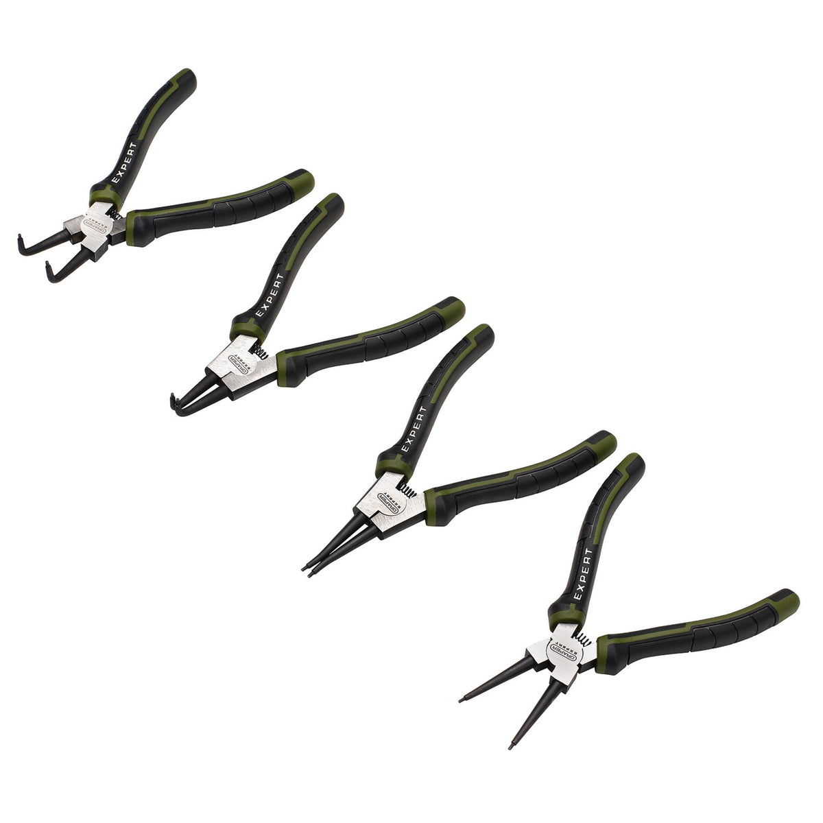 Draper Expert Circlip Pliers Set in EVA Foam Tray, 180mm (4 Piece) : Model No. PL-EX/CP-EVA