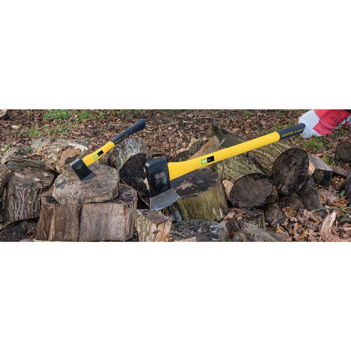 DRAPER Expert 1.6kg Felling Axe with Fibreglass Shaft: Model No.FG5/L