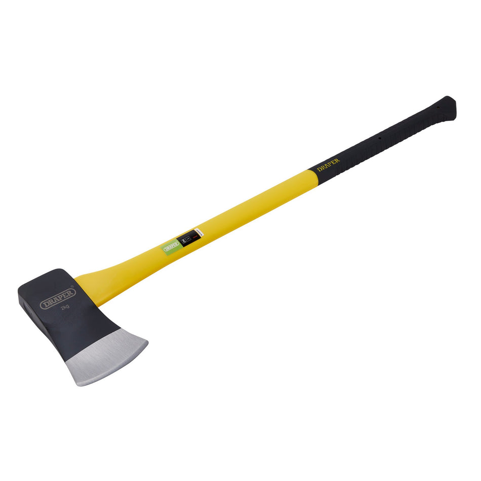 DRAPER Expert 2kg Felling Axe with Fibreglass Shaft: Model No.FG5/L