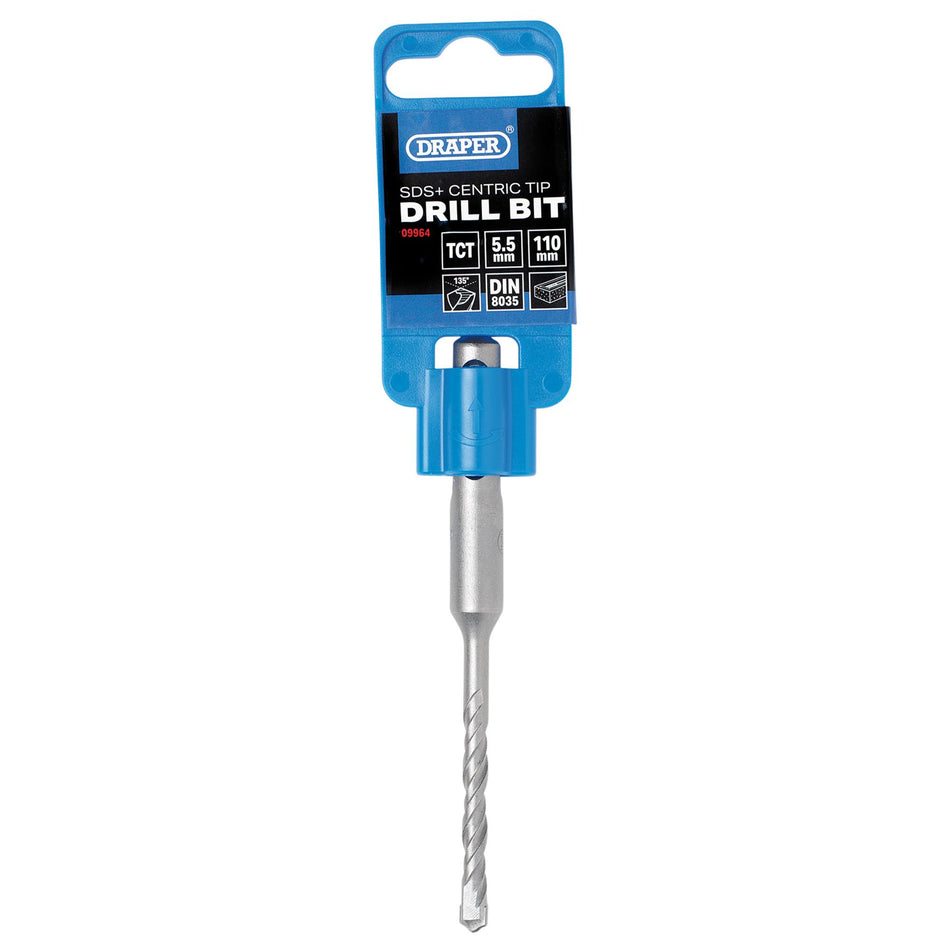 SDS Plus Centric Tip Drill Bit, 5.5 x 110mm: No.DBSDSC