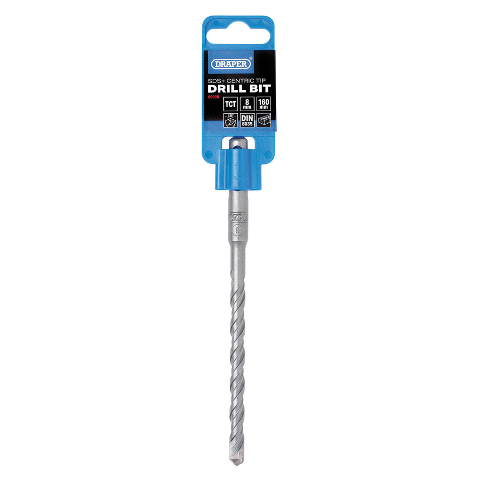 SDS Plus Centric Tip Drill Bit, 8.0 x 160mm: No.DBSDSC