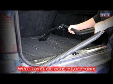 Sealey Garage Vacuum 1500W with Remote Control - Wall Mounting Model No-GV180WM