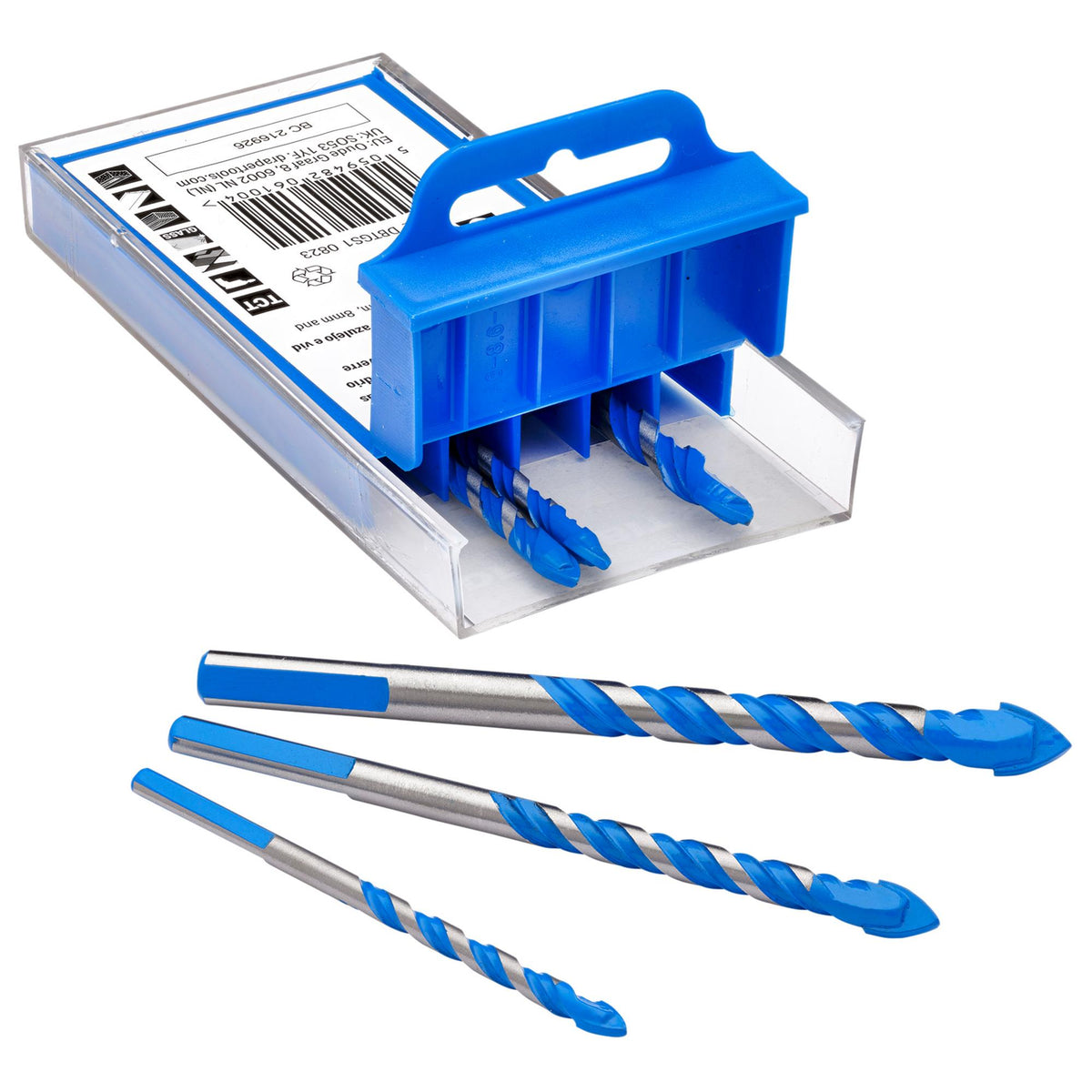 TCT Tile and Glass Drill Bit Set (6 Piece): No.DBTGS1