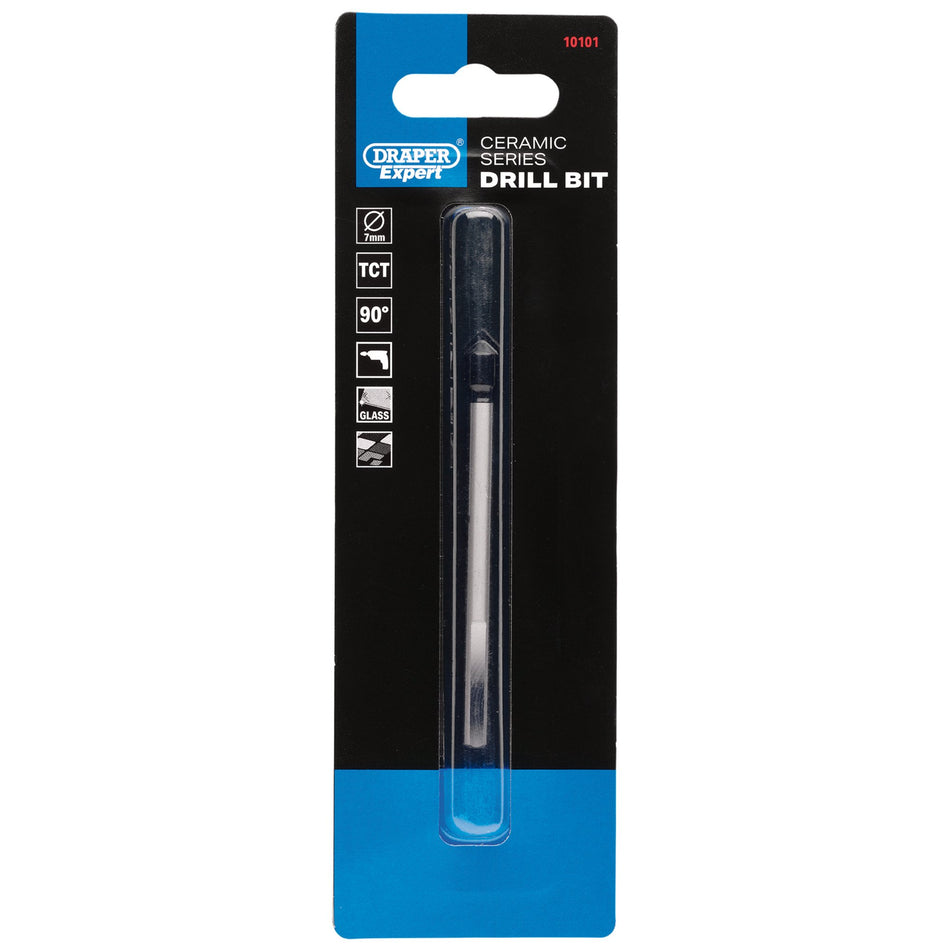 Draper Expert TCT Ceramic Drill Bit, 7mm x 80mm: No.DBCPS