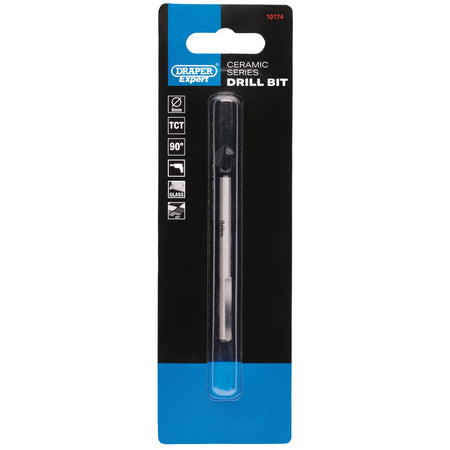Draper Expert TCT Ceramic Drill Bit, 8mm x 80mm: No.DBCPS