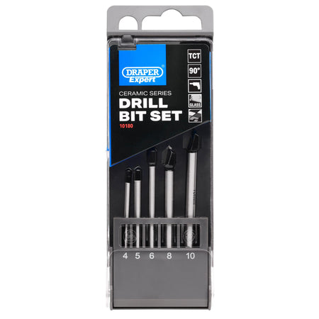 Draper Expert TCT Ceramic Drill Bit Set (5 Piece): No.DBCPS1