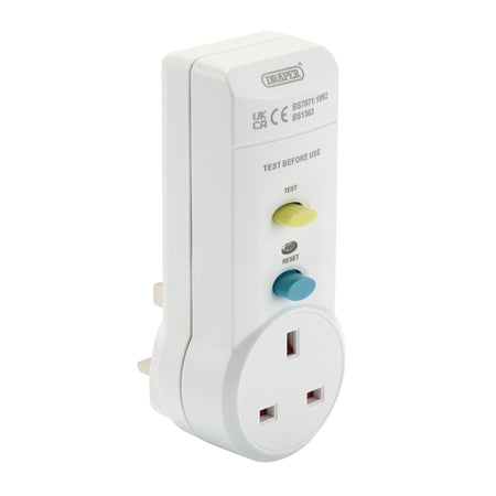 RCD Adaptor, 220-250v/50Hz, 13 AMP : Model No. RCD3/B
