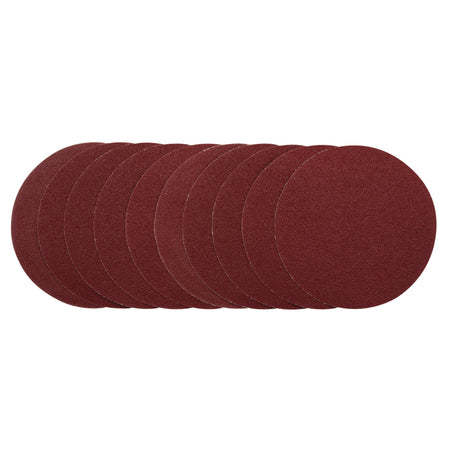DRAPER Sanding Discs, 200mm, 40 Grit (Pack of 10) Model No. SDHAL200