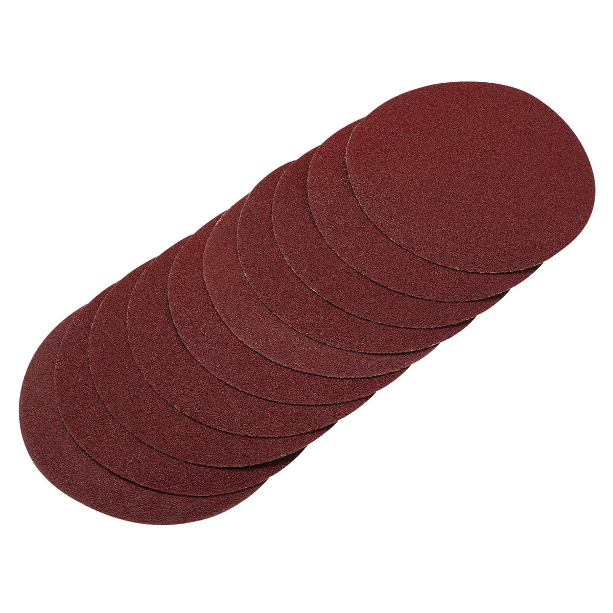 DRAPER Sanding Discs, 200mm, 40 Grit (Pack of 10) Model No. SDHAL200