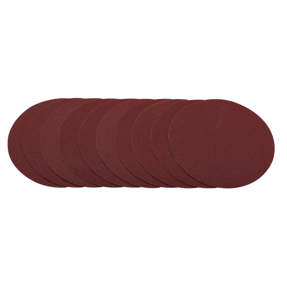 DRAPER Sanding Discs, 200mm, 120 Grit (Pack of 10) Model No. SDHAL200