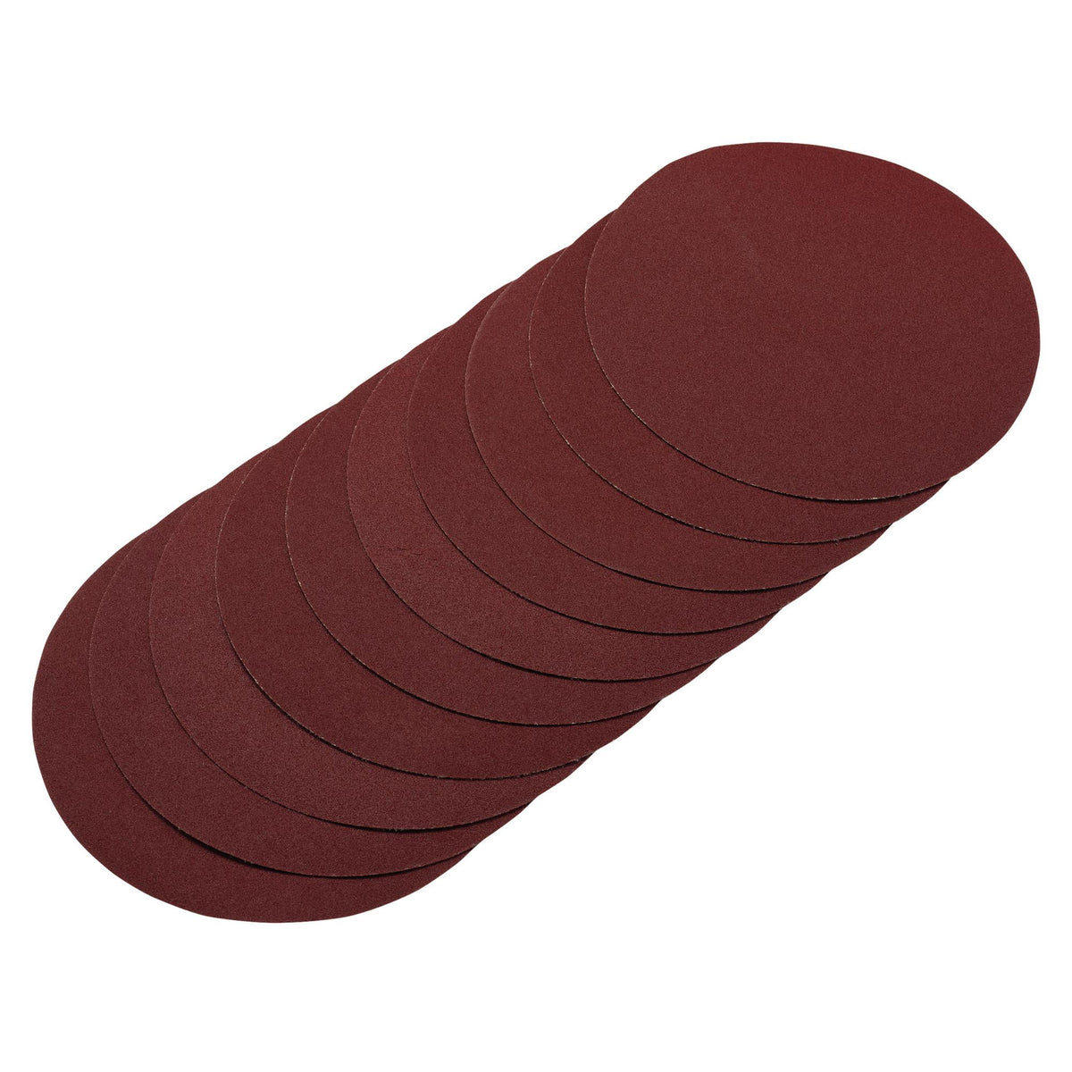 DRAPER Sanding Discs, 200mm, 120 Grit (Pack of 10) Model No. SDHAL200