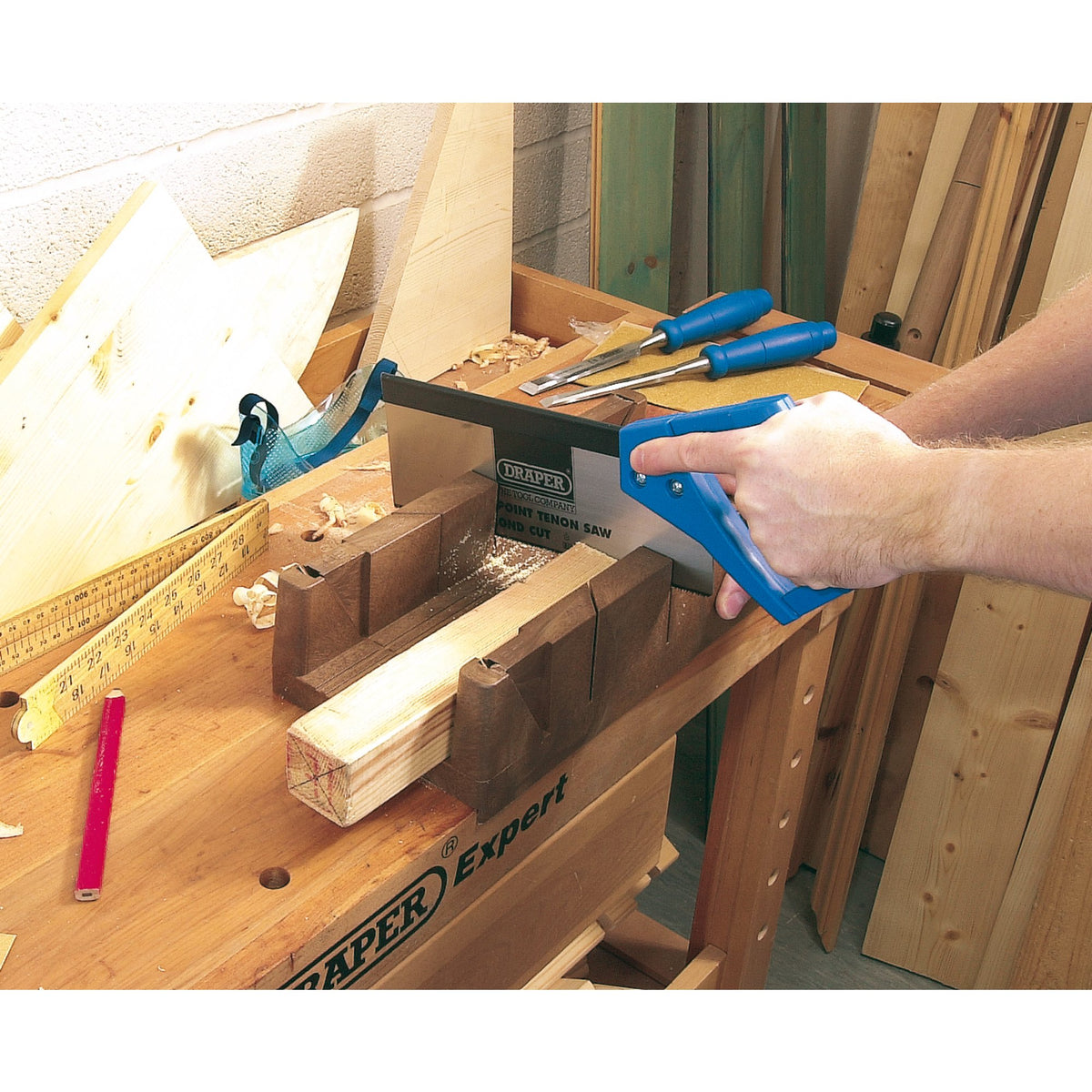 DRAPER 360mm x 110mm x 60mm Mitre Box: Model No.3614