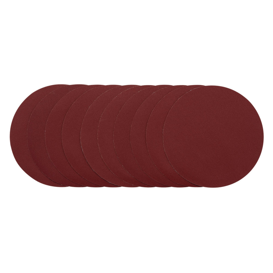 DRAPER Sanding Discs, 200mm, 240 Grit (Pack of 10) Model No. SDHAL200