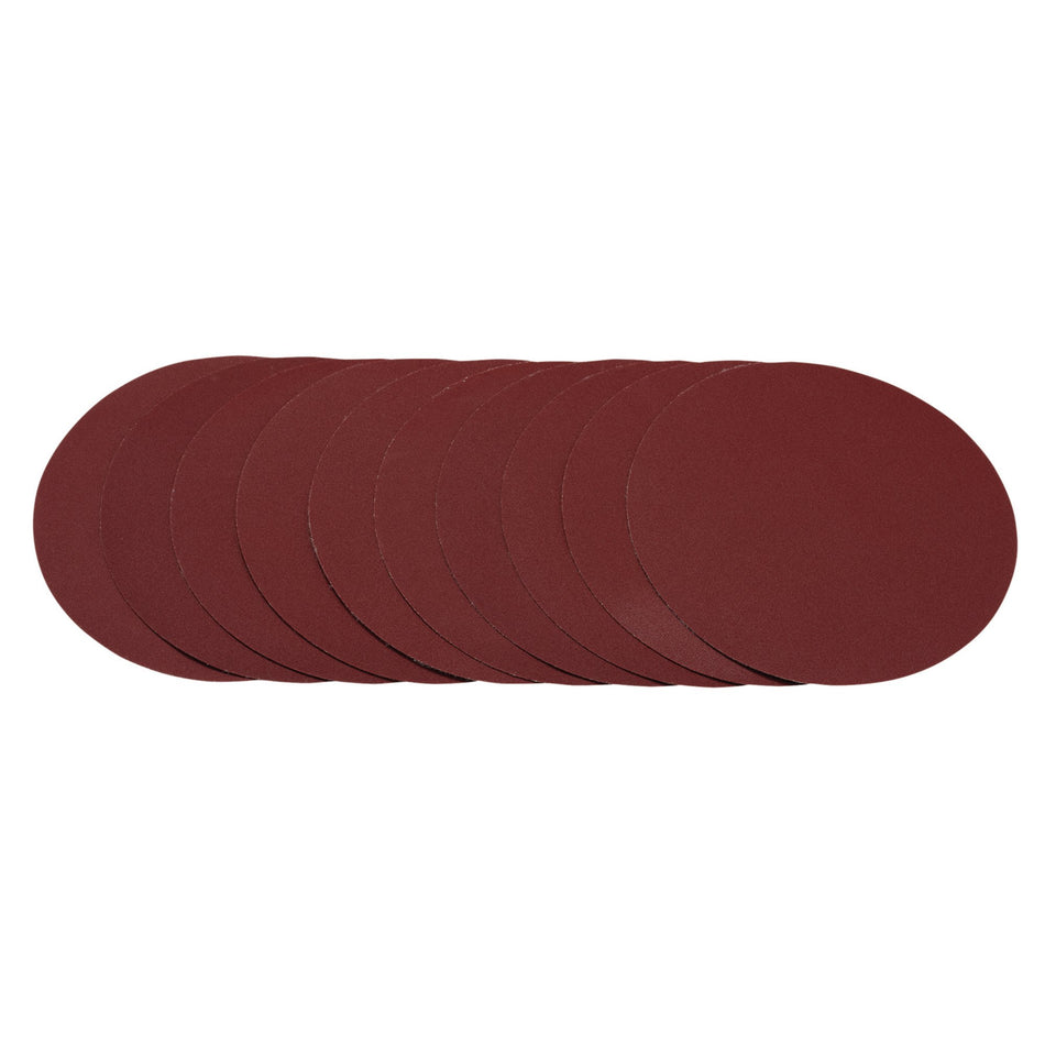 DRAPER Sanding Discs, 200mm, 240 Grit (Pack of 10) Model No. SDHAL200