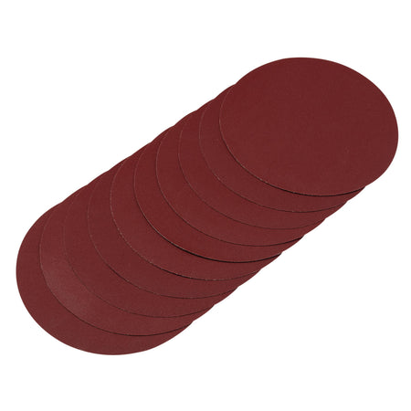 DRAPER Sanding Discs, 200mm, 240 Grit (Pack of 10) Model No. SDHAL200
